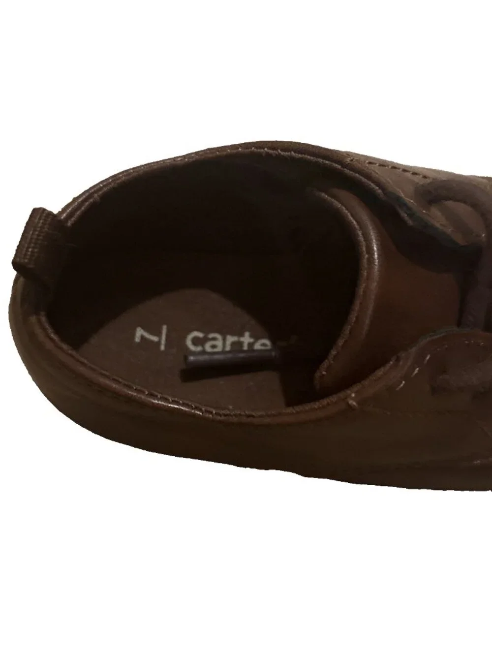 Carters Spencer Brown Lace Up Oxford Dress Shoes Toddler Boys Size 7 C A1